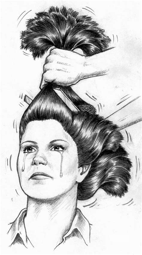 forced haircut art.